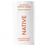Native Deodorant for Men - Citrus & Herbal Musk