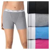 Hanes Women's Originals Mid-Thigh Boxer Briefs