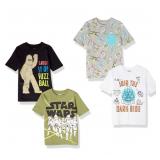 Spotted Zebra Boys' Disney Star Wars T-Shirts,...