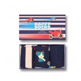 Happy Socks 3-Pack Navy Socks Gift Set, S/M