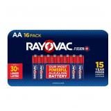 20-5C5 Rayovac Fusion AA Batteries (16 Pack)
