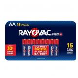 20-5C5 Rayovac Fusion AA Batteries (16 Pack)