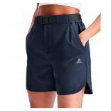 20-3B7 Womens Hiking Shorts 5' with Zipper...