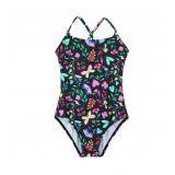 20-3B7 Gottex Girl's Criss Cross One Piece...