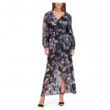 20-5B1 Siena Women's Dress, Black Multi, 6