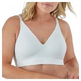 20-2B6 Bali Women's Wireless Bra, White - size L/G