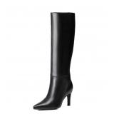 20-2A2 Reitoye Knee High Boots Women, Black -...