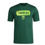 20-1B1 adidas Men's Pre-Game T-Shirt - Timbers,...