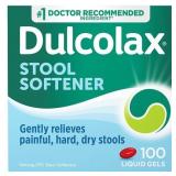 23-12B7 Dulcolax Stool Softener Laxative - 100ct