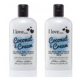 23-12B6 I Love Cosmetics Coconut & Cream Shower...