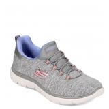 23-11A1 Skechers Women's Summits, Grey Blue -...