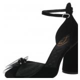 23-12A2 Sam Edelman Colter Pump, Black Velvet -...