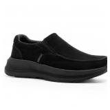 23-11A2 Men's Orthopedic Leather Loafers, Black...