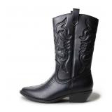 23-12A1 J. Adams Women's Lasso Cowgirl Boots -...