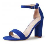 23-12A1 J. Adams Shirley Block Heels - Royal...