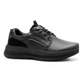 23-11A2 Men's Orthopedic Leather Dress Sneakers...