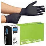 23-11C5 Inspire Black Nitrile Disposable Gloves...