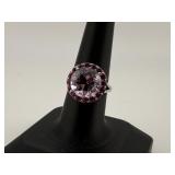 Synthetic Rose France Ring