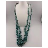 Multi-Strand Turquoise Heishi Necklace