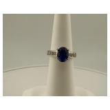 18KT White Gold Ceylon Sapphire Ring $11.8K