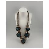 Kingman Turquoise Sterling Necklace