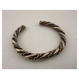 Sterling Silver Twisted Wire Cuff Bracelet