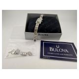 Bulova Crystal Accented Wristwatch