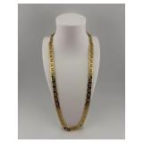 14K Yellow Gold Flat Mariner Link Chain