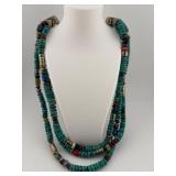 Sterling Silver & Multi-Stone Necklace