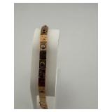 14k YG Sapphire & Diamond Bracelet