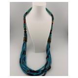 Tommy Singer Navajo Turquoise Bead Necklace