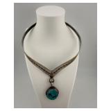 Tom Willette Sterling & Turquoise Choker