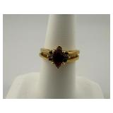 Two Gold-Tone Fashion Rings