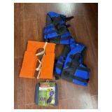 Life Vests & Coleman Rain Suit