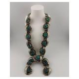 Navajo Sterling Silver Turquoise Cuff