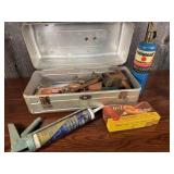 Aluminum Toolbox with Torch and Hand Tools