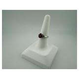 18K White Gold Pear-Cut Ruby & Diamond Ring $6.5K