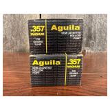 2 Boxes Aguila 357 Magnum 158 Gr SJHP