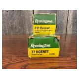 .22 Hornet Reloaded Ammunition & Brass