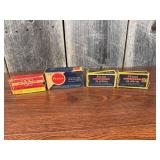 4 Vintage Boxes Mixed .38 Special Ammunition