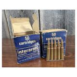 2 Boxes Interarms 7.65 Argentine Ammo