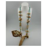 Corn Maiden Fetish Necklace and Earring Set