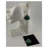 Santo Domingo Turquoise Mosaic Earrings