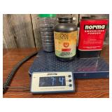 Norma Smokeless Powder & Hand-Labeled Jars