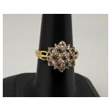 14K Morganite & Diamond Ring