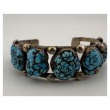 Heavy Native American Style Turquoise Cuff