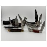Multi-Piece Folding Pocket Knife Collection