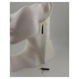 14KT YG Opal Doublets Earrings