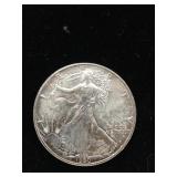 1990 United States One Ounce Silver American Eagle