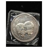 1973 Silver Universal Trade Unit Coin